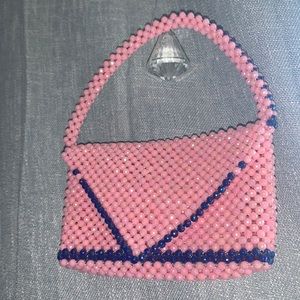 Handmade bead purse.